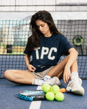 TPC x Pallacorda Varsity T-Shirt - Navy - Pallacorda