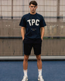 TPC x Pallacorda Varsity T-Shirt - Navy - Pallacorda
