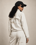 Waffle Knit Full Zip Jacket - Ivory - Pallacorda