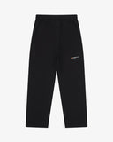 Waffle Knit Track Pants - Black - Pallacorda